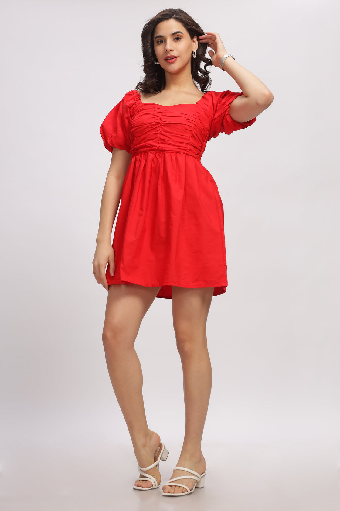 Carson Red Mini Dress